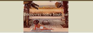 Boutique avec nos produits dérivés et nos bons cadeaux