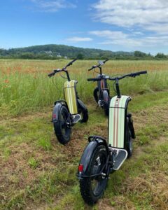 Trottinettes en pleine nature dans le 37