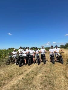 EVG en trottinettes tout-terrain à Coteaux-sur-Loire, en Touraine