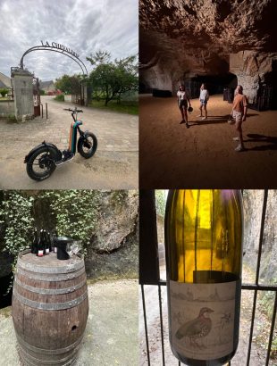 Dans les vignobles en trottinette tout-terrain, avec une pause dégustation des vins A.O.C Bourgueil et visite des caves du domaine de la chevalerie